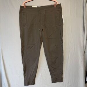 Wind River Womens Water Repellent Joggers Size 16 Olive UV Protection Hiking NWT